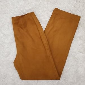 Ellen Tracy Leather High Waist Bootcut Pants
